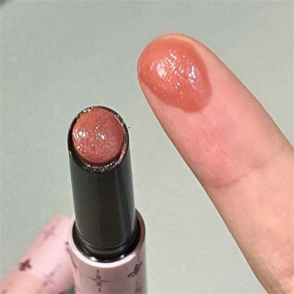 Smile Mulberry Purple Solid Lip Gloss Moisturizing Nourishing Water-gloss Mirror Glass Lip Tint Lipstick Dewy Lip Glaze  Makeup.