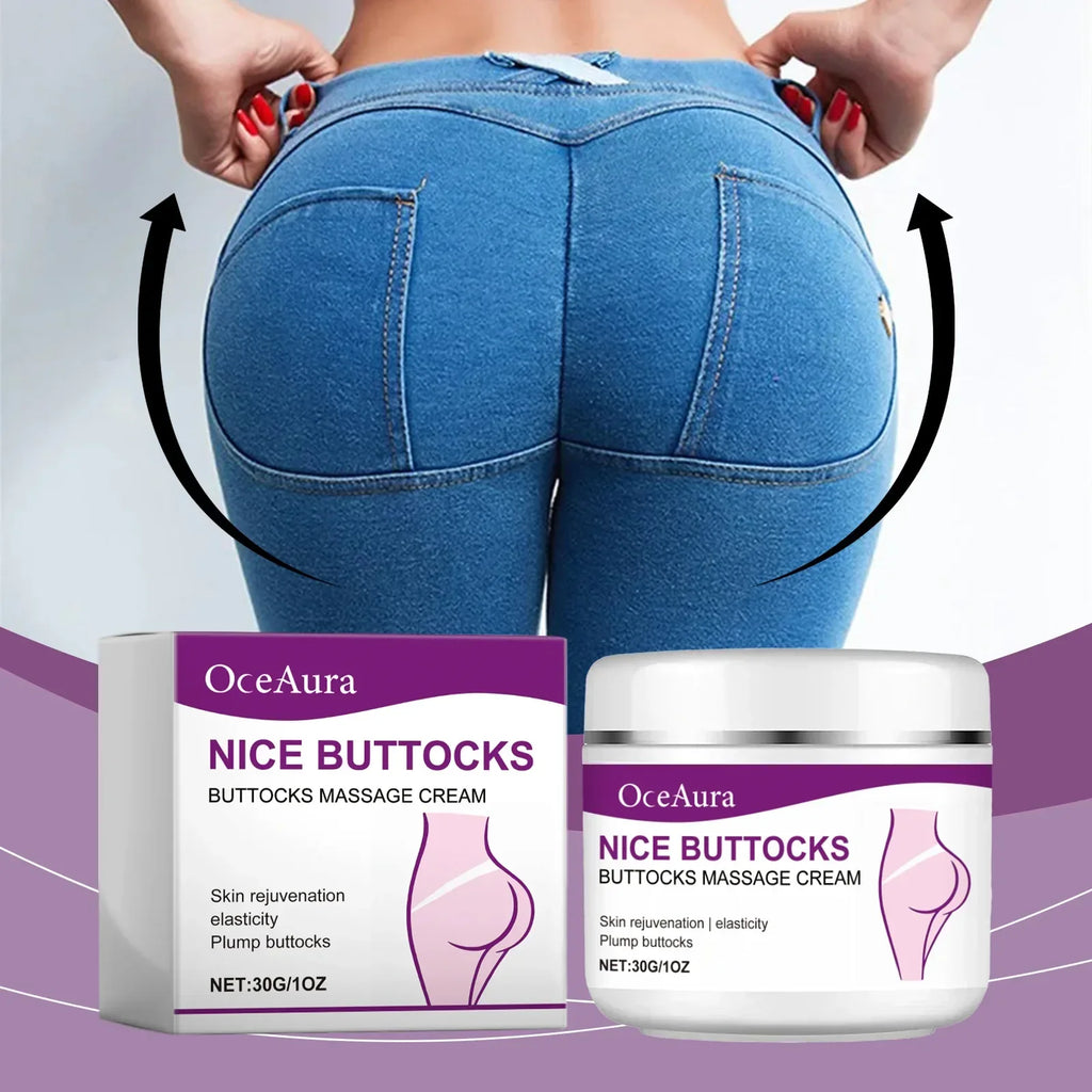 OCEAURA Hip Tighten Cream Firm Skin Enhance Elasticity Improve Roughness Lift Epidermis Shaping Relieve Dryness Hip Sooth Cream - My Vixen Vault