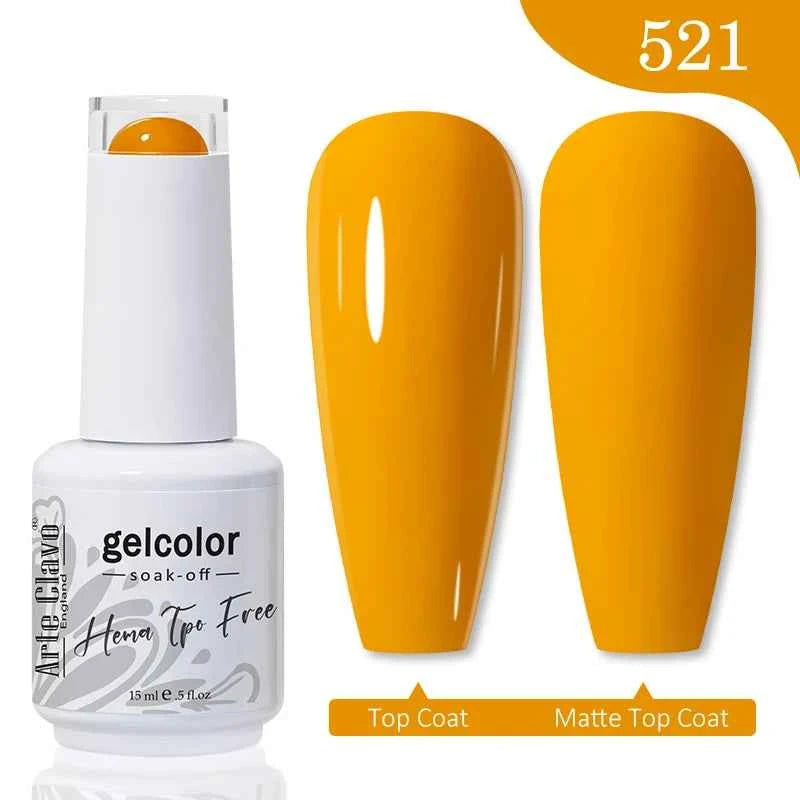 Arte Clavo Hema Free TPO Free UV Gel Nail Polish Semi-Permanent Nail Art Manicure Soak off Nail Varnish Nail Supplies