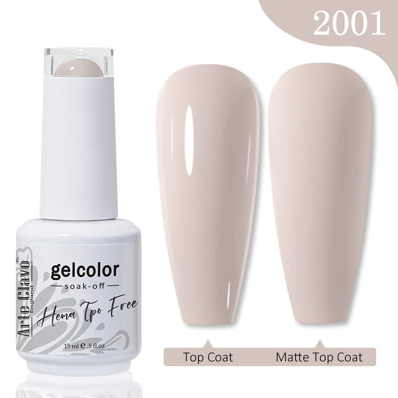 Arte Clavo Hema Free TPO Free UV Gel Nail Polish Semi-Permanent Nail Art Manicure Soak off Nail Varnish Nail Supplies - Beauty Collection Studio