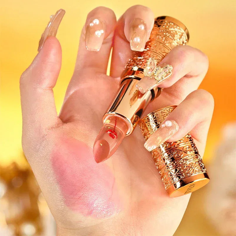 Crystal Color-changing Petal Lipstick for Women Moisturizes long-lasting and non-sticky cup lip balm - My Vixen Vault