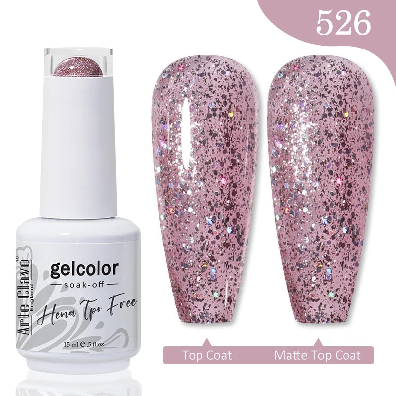 Arte Clavo Hema Free TPO Free UV Gel Nail Polish Semi-Permanent Nail Art Manicure Soak off Nail Varnish Nail Supplies - Beauty Collection Studio