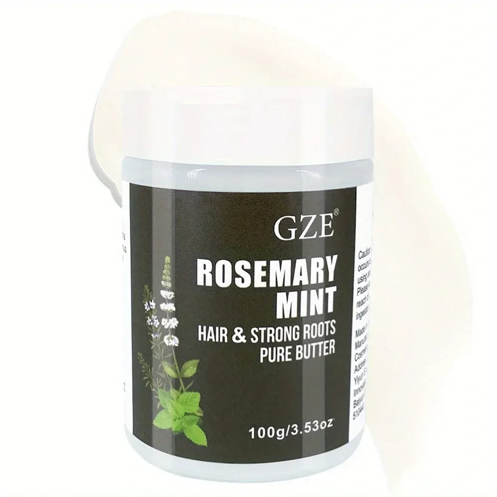 GZE Rosemary Mint Hair & Strong Roots Butter - Natural Hair Growth & Damage Repair Treatment for Stronger, Healthier Hair - My Vixen Vault