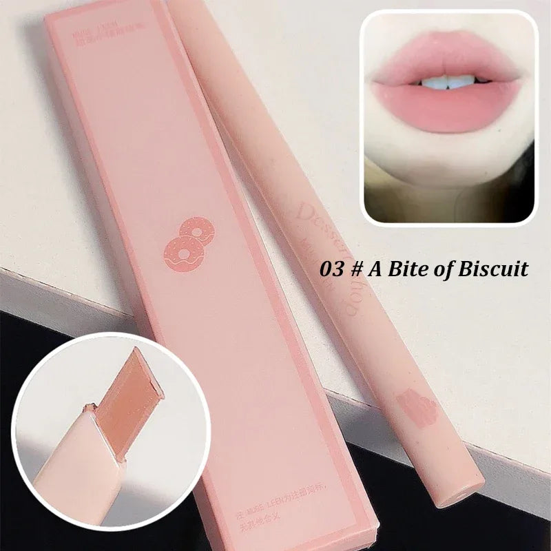Dessert Lip Liner Automatic rotating waterproof lasting no color outline lip lipstick pen - My Vixen Vault