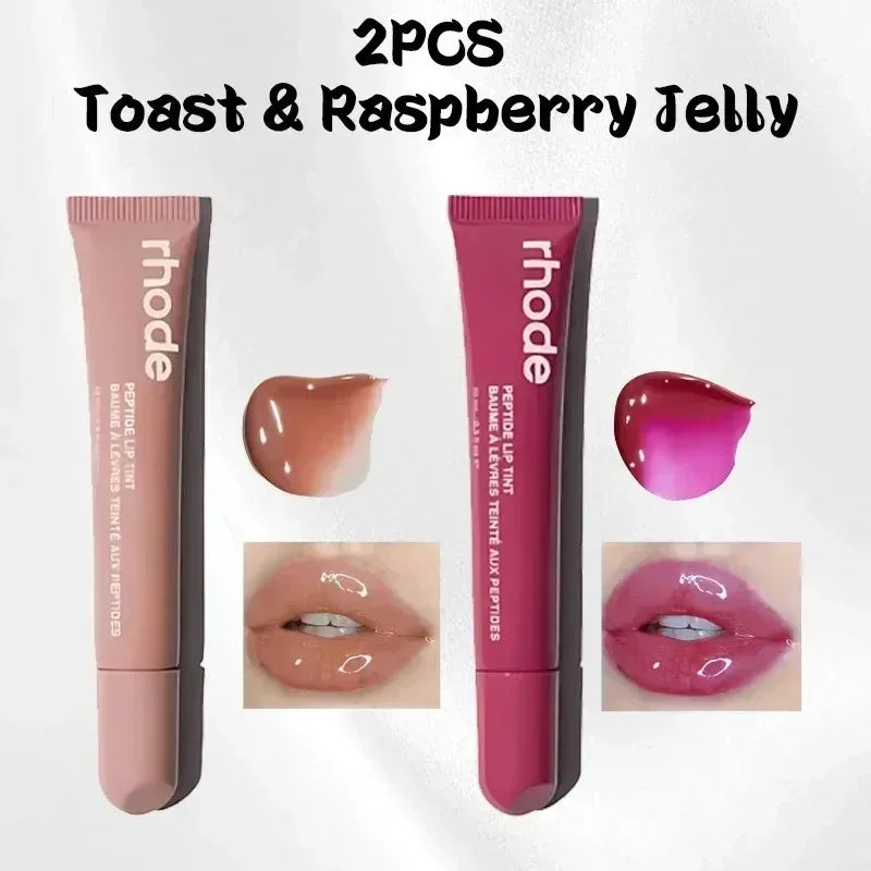 New Lip Balm Phone Case Long-lasting Lip Gloss caramel vanilla Grey Tube Cinnamon Roll Liquid Lipstick Toast Espresso Raspberry - My Vixen Vault