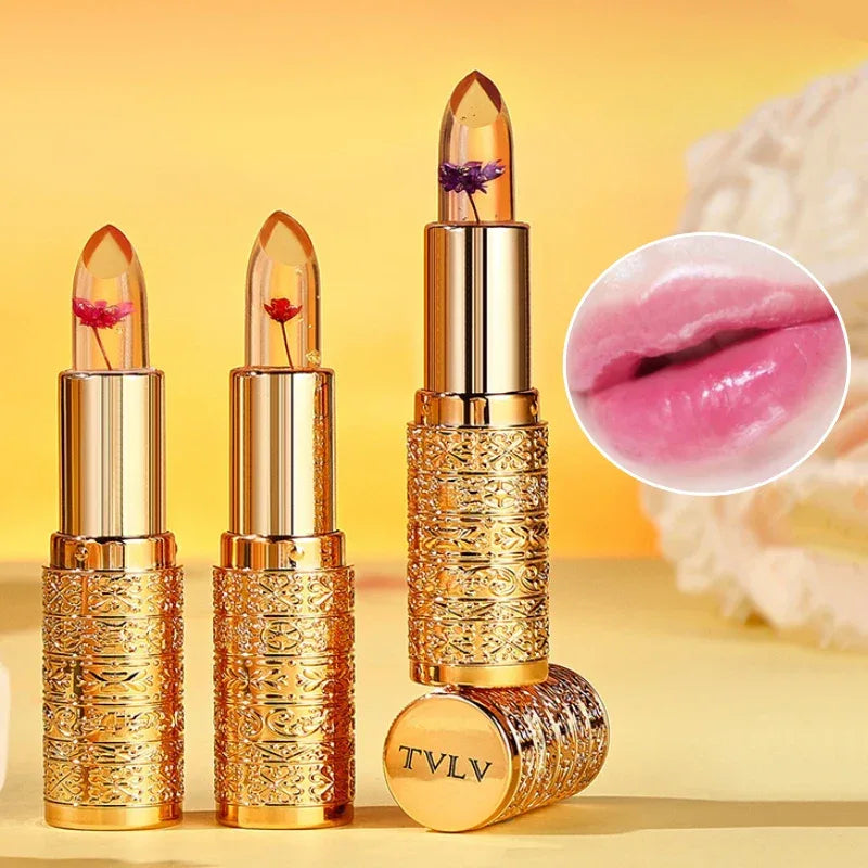 Crystal Color-changing Petal Lipstick for Women Moisturizes long-lasting and non-sticky cup lip balm - My Vixen Vault