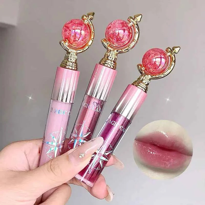 MAGIC CASA Shimmering Lip Gloss — Hydrating and Moisturizing, Mirror Finish, Plumping Glass-Like Lips.