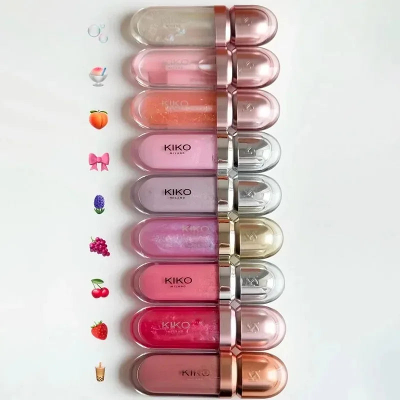 Hot Sales 3D Liquid Lip Glaze Transparent Lip Mirror Lipstick Nourishing Glossy Full Lips Not Fading Milk Tea Bean Paste Makeup - My Vixen Vault