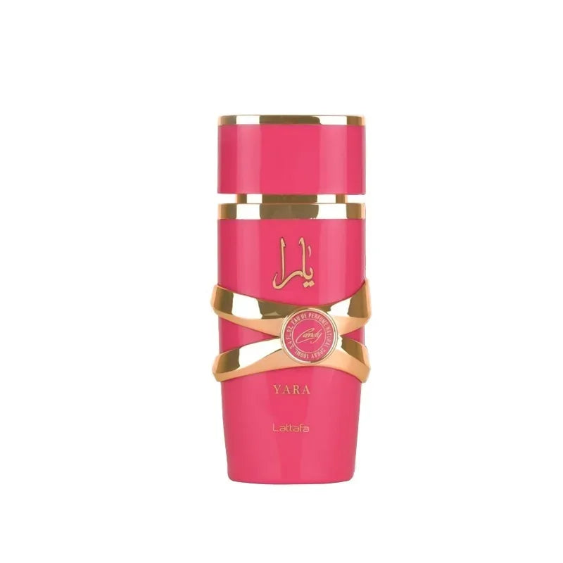 Lattafa Yara Candy Vanilla Fruity Citrus Floral Eau de Parfum Long-Lasting Fragrance for Women 3.40 Ounce 100 ml.