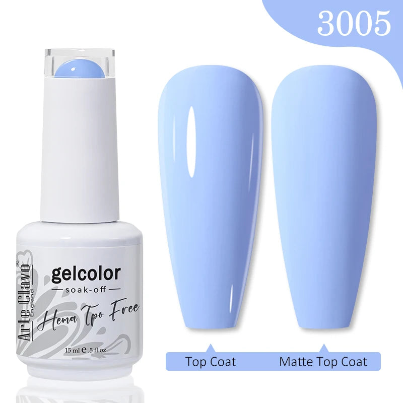 Arte Clavo Hema Free TPO Free UV Gel Nail Polish Semi-Permanent Nail Art Manicure Soak off Nail Varnish Nail Supplies - Beauty Collection Studio