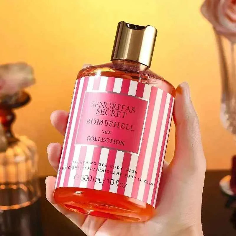 300ml Victoria Fragrance Shower Gel Lasting Fragrance Secret Language of Love Moisturizing&oil Controlling Deep Cleaning