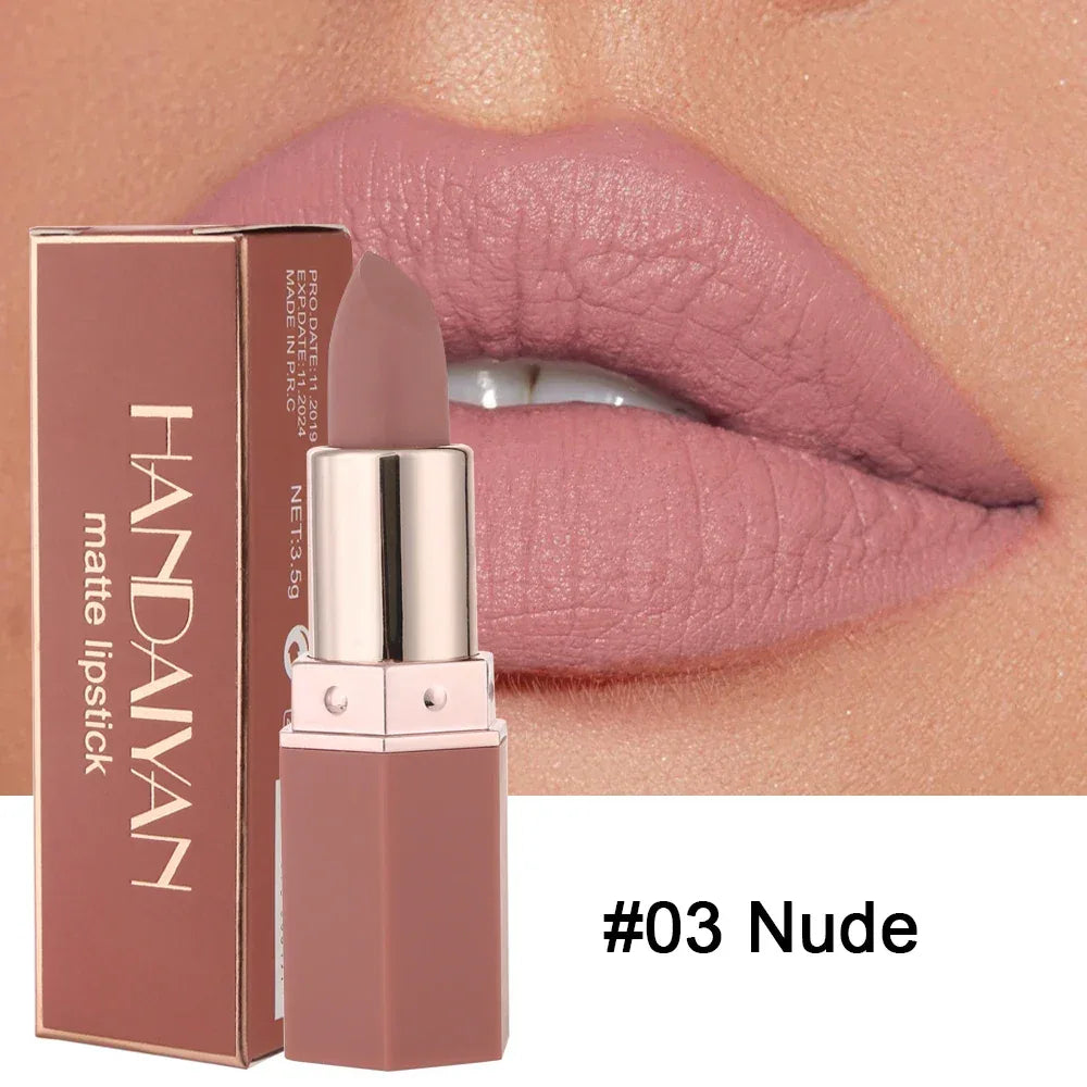 6-Color Matte Lipstick , Non-Fading, Non-Stick Cup Long-Lasting Velvet Finish, Smooth Matte Lip Color Waterproof Smudge-proof - My Vixen Vault