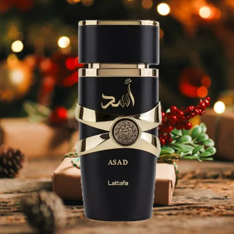 Lattafa Asad Eau de Parfum Spray 100ml Original Arab Perfumes Lasting Oriental Fragrance Pheromones Perfume Cologne for Men Gift.