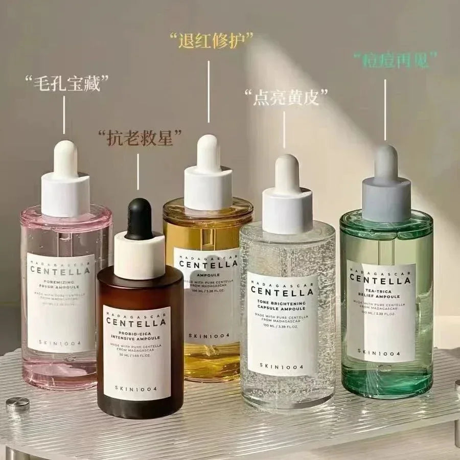Skin1004 Angel Skin Care - Centella Asiatica Essence/Eye Cream/Cleanser/Sun Cream/Toner, Moisturizing, Brightening, Korean...