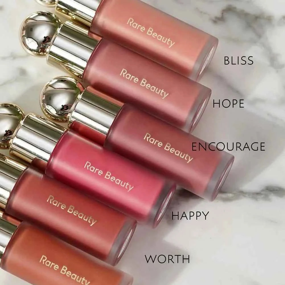11 Color Matte Liquid Powder Blusher, Lip and Cheek Dual-Use Powder Blusher, Low Saturation, Natural Moisturizing Facial Makeup