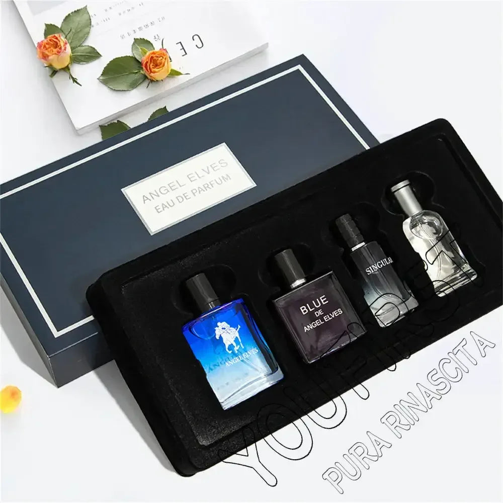 Brand Perfume Men For Date 120ml Pheromone Perfumes Masculinos Lasting Charming Man Spray Parfums Homme Gift Box 4 Pcs Set New - My Vixen Vault