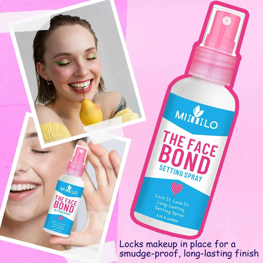 Long Lasting Primer Setting Spray Duo Non Greasy Deep Hydration Smudge Proof Makeup Base Holds Like Glue