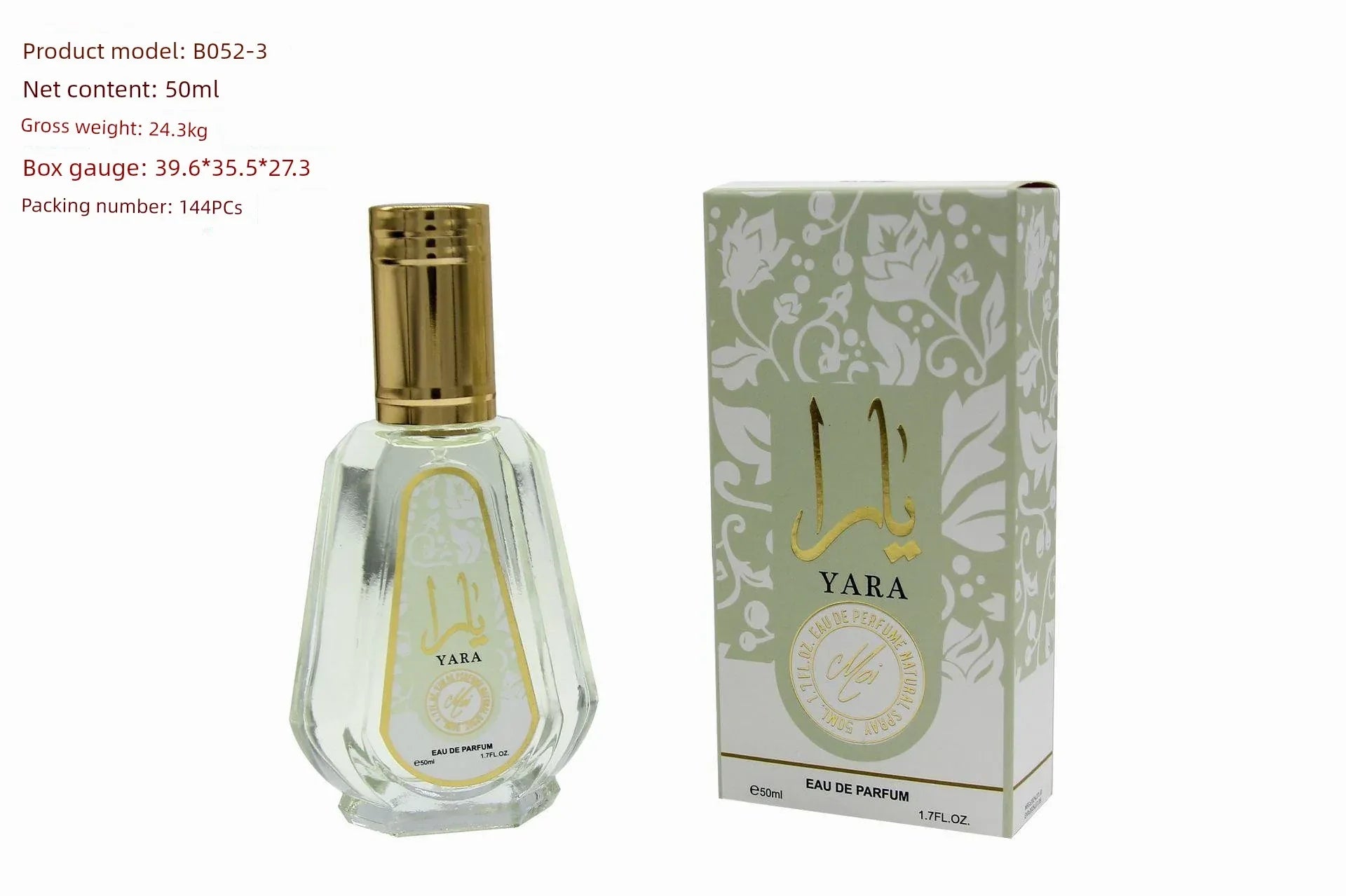 100ml Original Yara for Women Eau De Parfum Spray High - My Vixen Vault