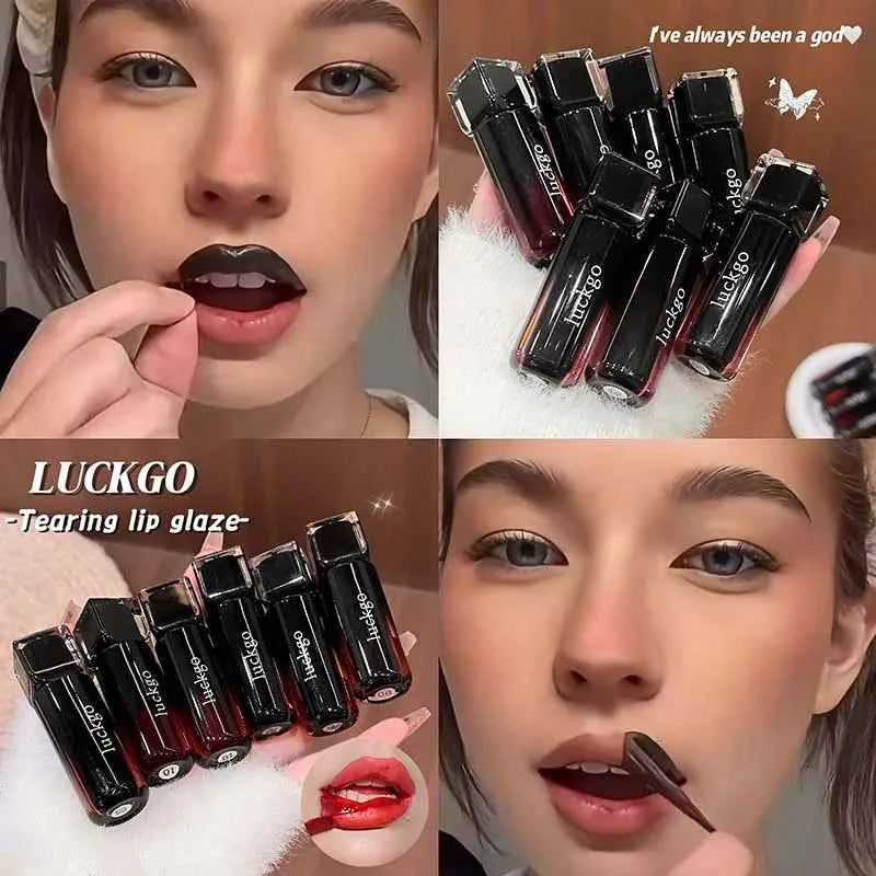 Chocolate Brown Peel Off Lip Stain Waterproof Makeup Matte Khaki Orange Liquid Lipstick Nude Black Tattoo Lips Tint Cosmetic.