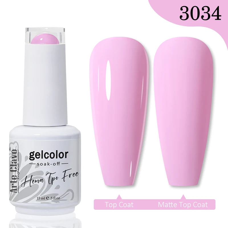 Arte Clavo Hema Free TPO Free UV Gel Nail Polish Semi-Permanent Nail Art Manicure Soak off Nail Varnish Nail Supplies - Beauty Collection Studio