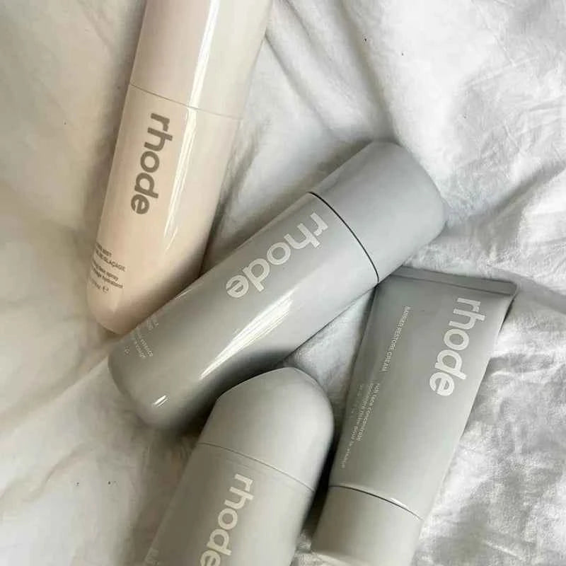 Rhode Glazing Mist Moisturizing Face Spray Essence Water Facial Cleanser Cream Powder Blush Blusher Lip Gloss Lipsitck Makeup.