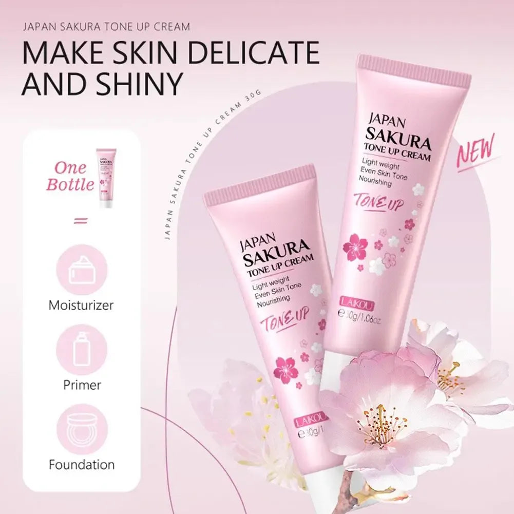 6pcs/Set Sakura Skin Care Sets Face Cream Serum Toner Facial Cleanser Sunscreen Eye Cream Face Skin Care Set Product Gift box.