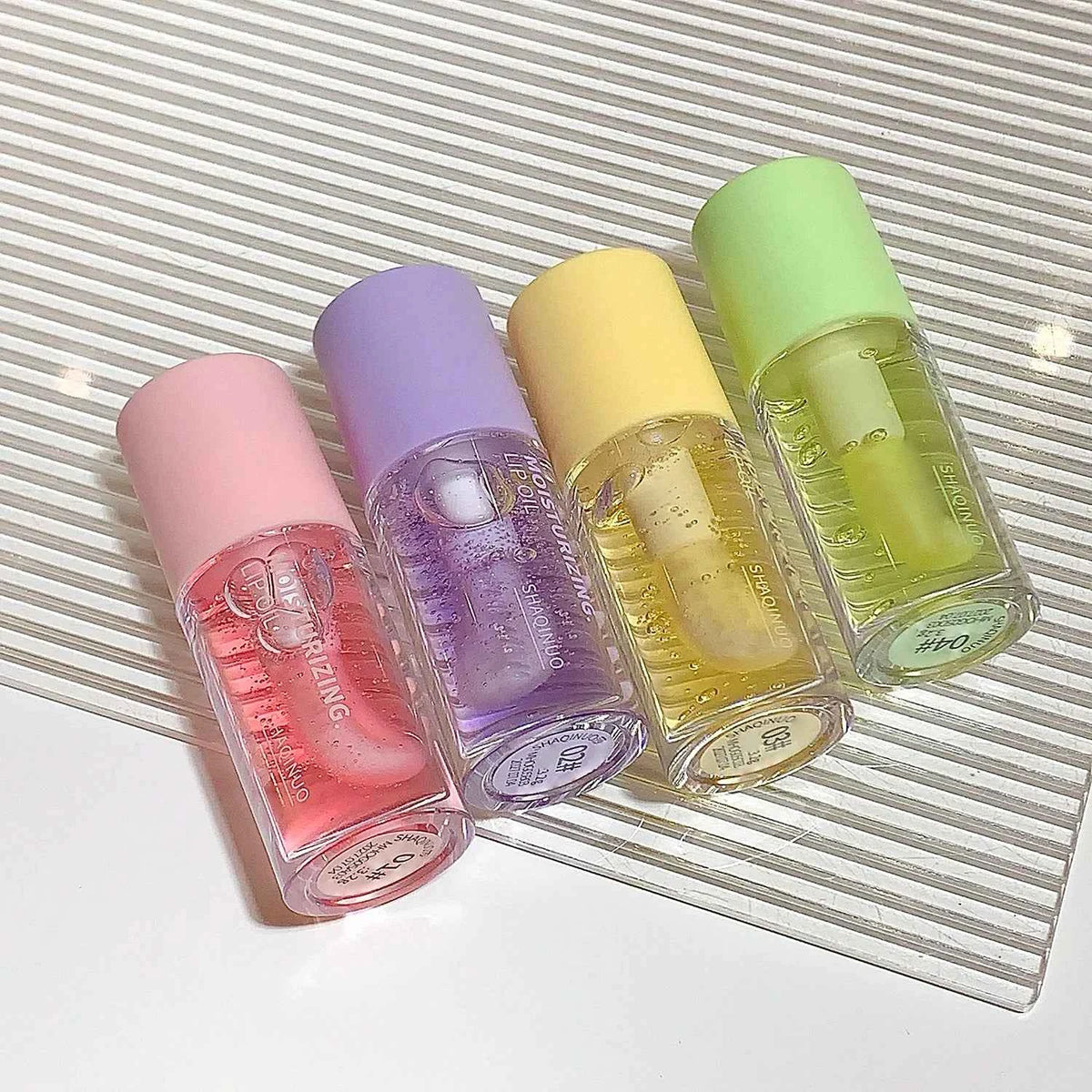 Water Light Lip Gloss Moisturizer Transparent Jelly Mirror Fruit Crystal Lip Oil Clear Hydrating Plumping Korean Lip Care Makeup
