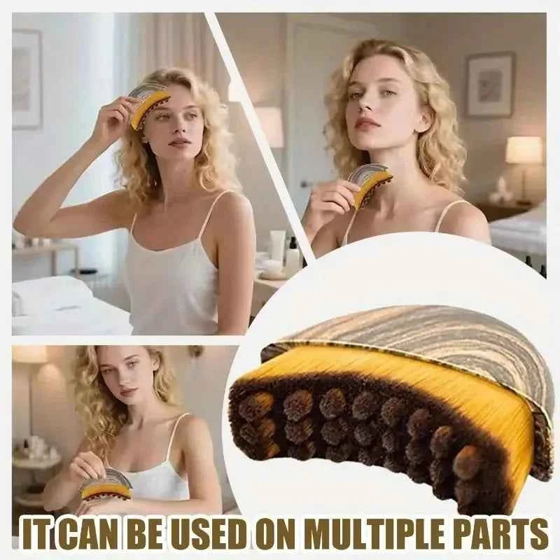 1 piece, lymphatic contouring facial brush, chin and jawline sculpting, facial drainage massager, ergonomic design