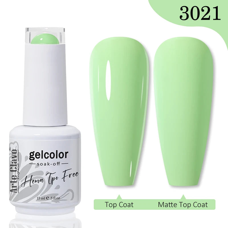 Arte Clavo Hema Free TPO Free UV Gel Nail Polish Semi-Permanent Nail Art Manicure Soak off Nail Varnish Nail Supplies - Beauty Collection Studio