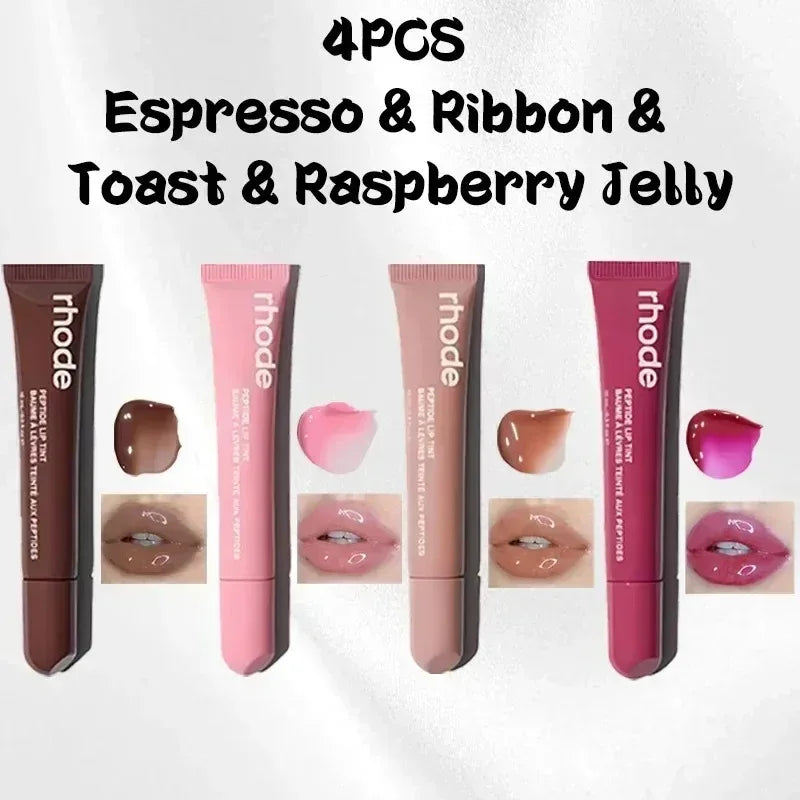 New Lip Balm Phone Case Long-lasting Lip Gloss caramel vanilla Grey Tube Cinnamon Roll Liquid Lipstick Toast Espresso Raspberry - My Vixen Vault