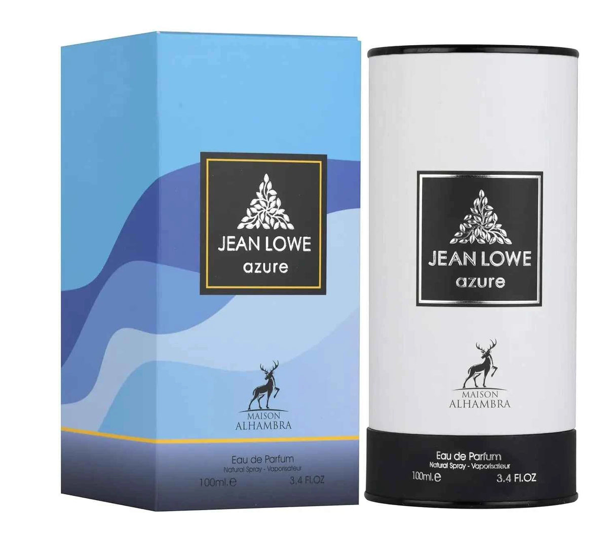 3.4 oz EDP Spray Jean Lowe - Azure by Maison Alhambra for Unisex Eau de Parfum Perfume  Long Lasting Perfume Holiday Gifts