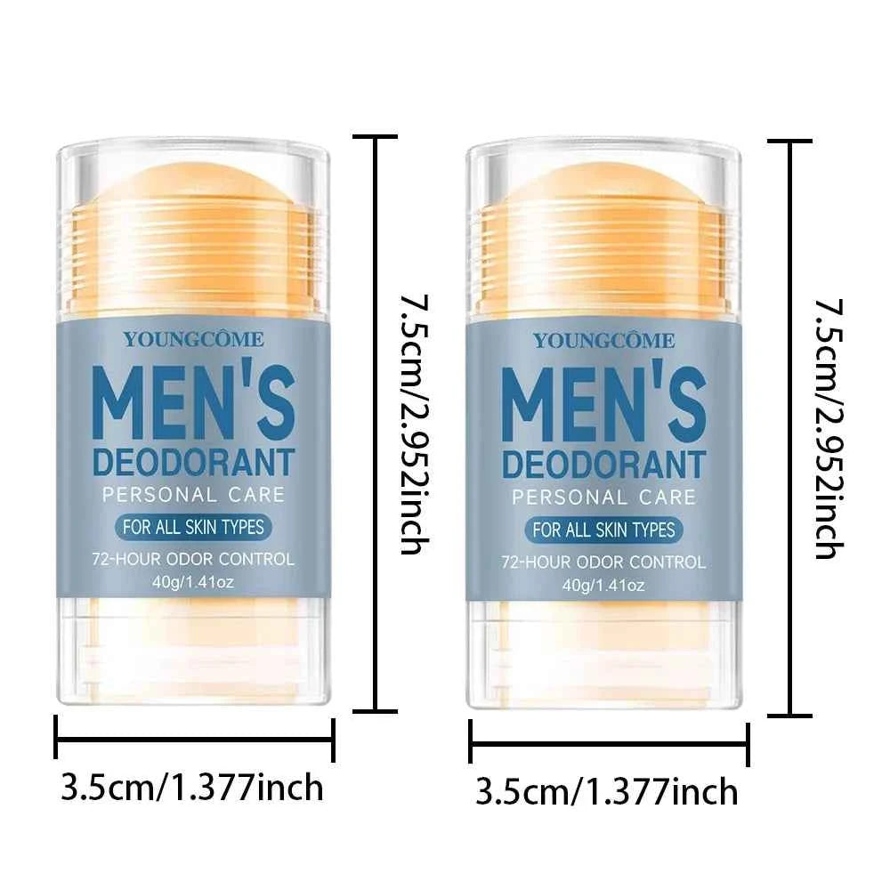 YOUNGCOME Mens Refreshing Fragrant Body Lotion Long-Lasting Deodorizing,Anti-Sweating, and Moisture Control for Hot Summer Days