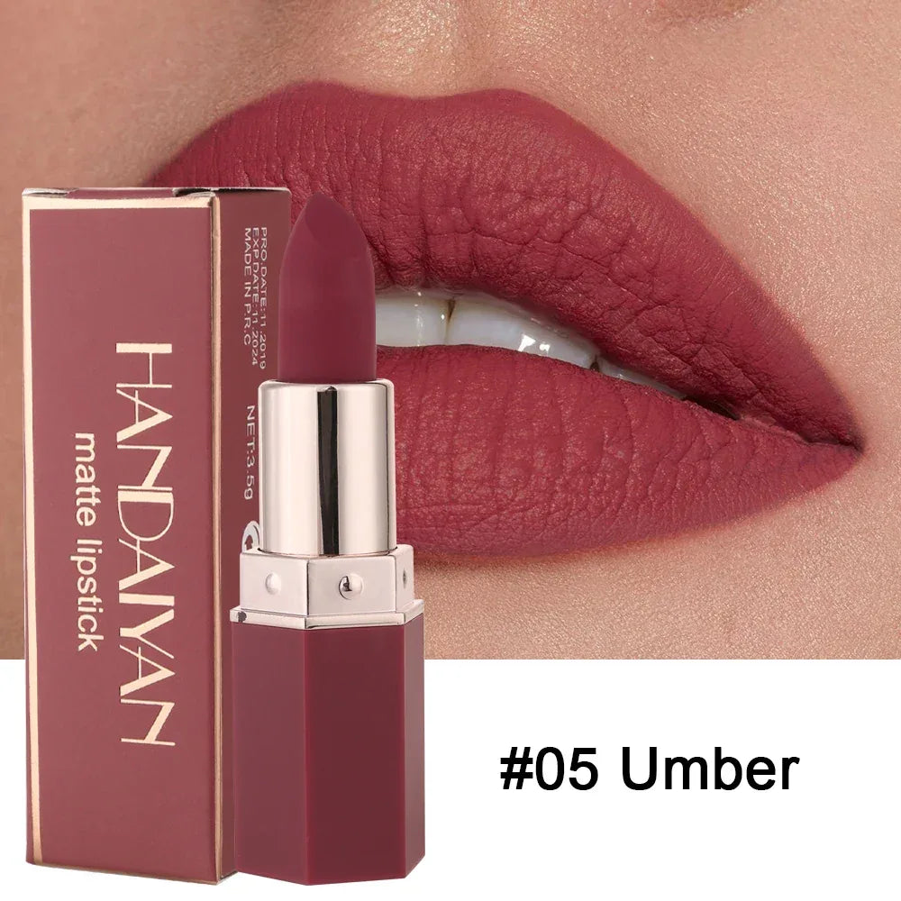 6-Color Matte Lipstick , Non-Fading, Non-Stick Cup Long-Lasting Velvet Finish, Smooth Matte Lip Color Waterproof Smudge-proof - My Vixen Vault