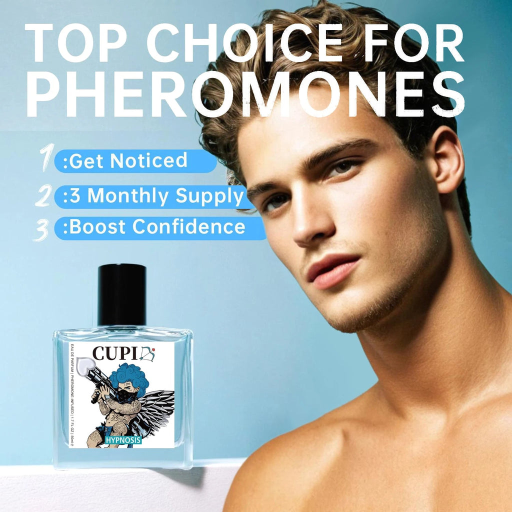 50ml Cupid Cologne Perfume Pheromone Cologne for Men Long Lasting Enhances Intimacy High Quality Hombre Perfume Attract Women Beauty Collection Studio
