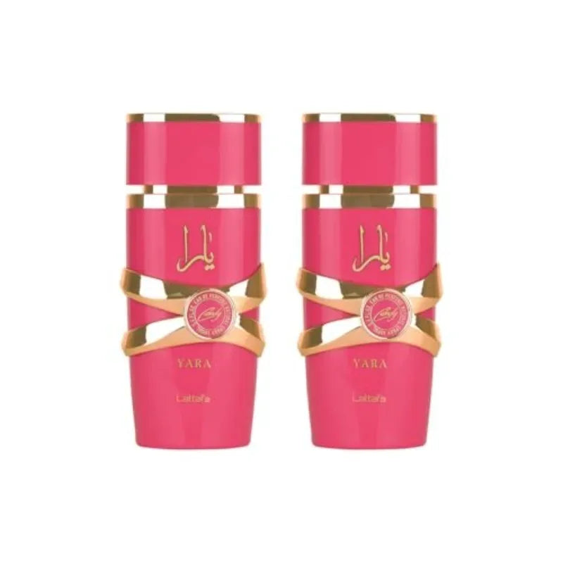 Lattafa Yara Candy Vanilla Fruity Citrus Floral Eau de Parfum Long-Lasting Fragrance for Women 3.40 Ounce 100 ml.