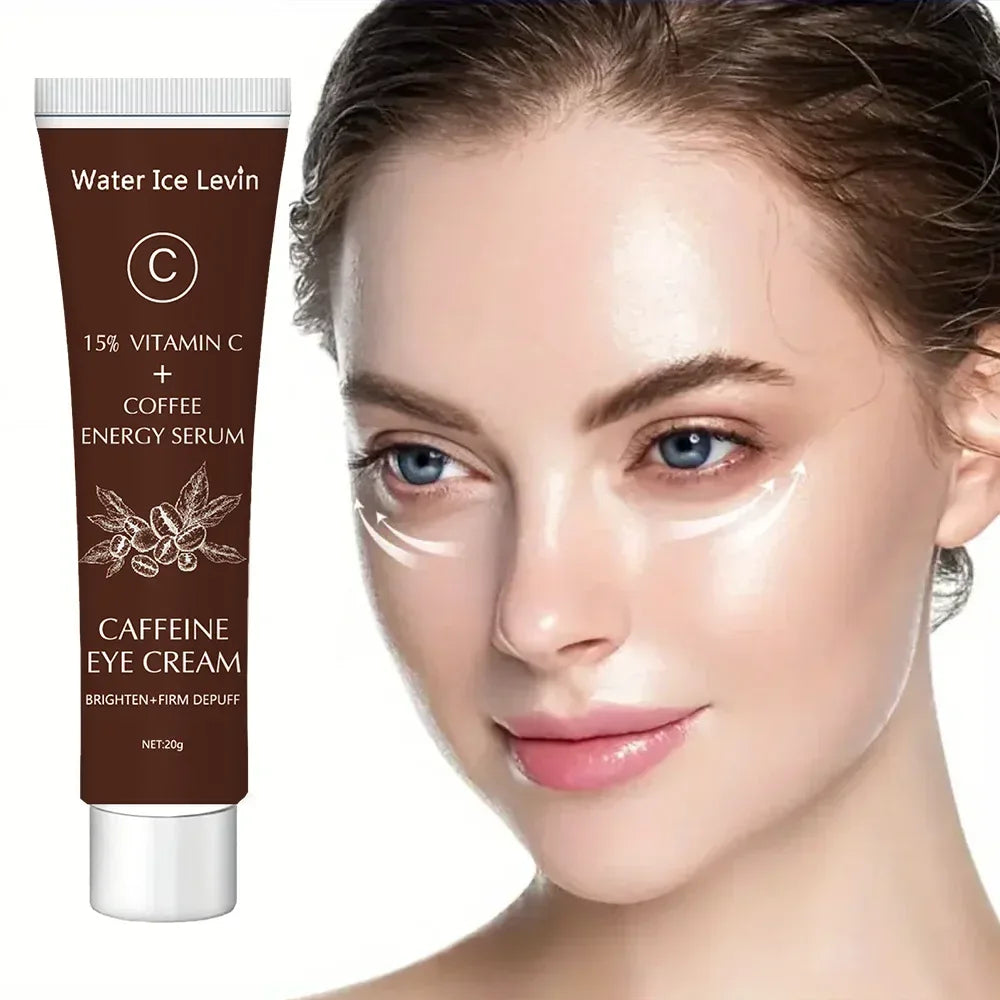 Caffeine Eye Cream with 15% Vitamin C to Lighten dark circles and Tighten Skin Instant Eye Repair Essence Women's Eye Care - My Vixen Vault