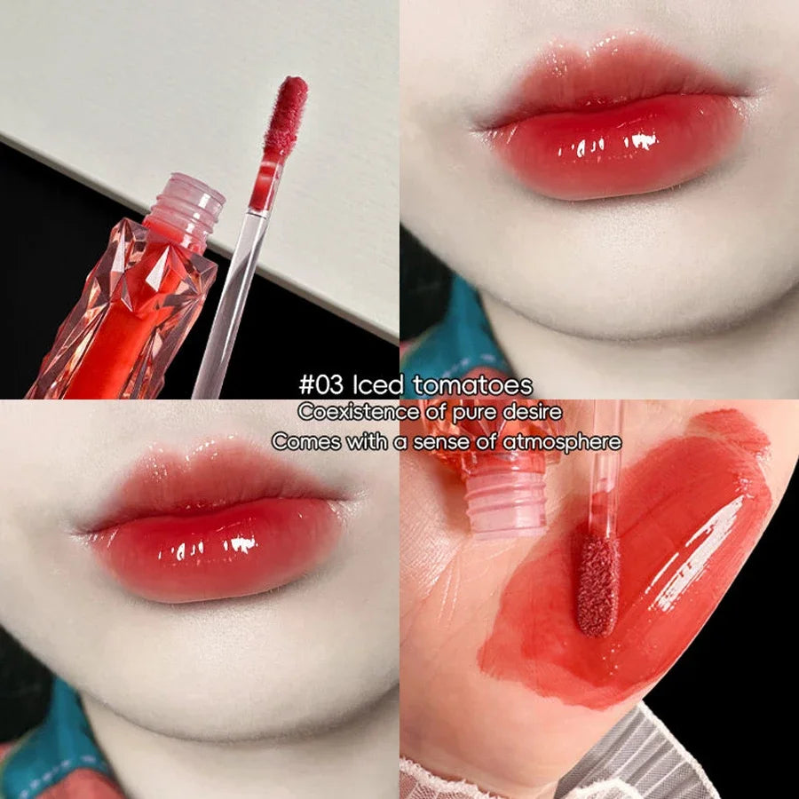 Mirror Lip Gloss Lip Gloss Lip Moisturizing Liquid Lipstick Waterproof Long-lasting Brightening And Non Fading Lip Gloss - Beauty Collection Studio