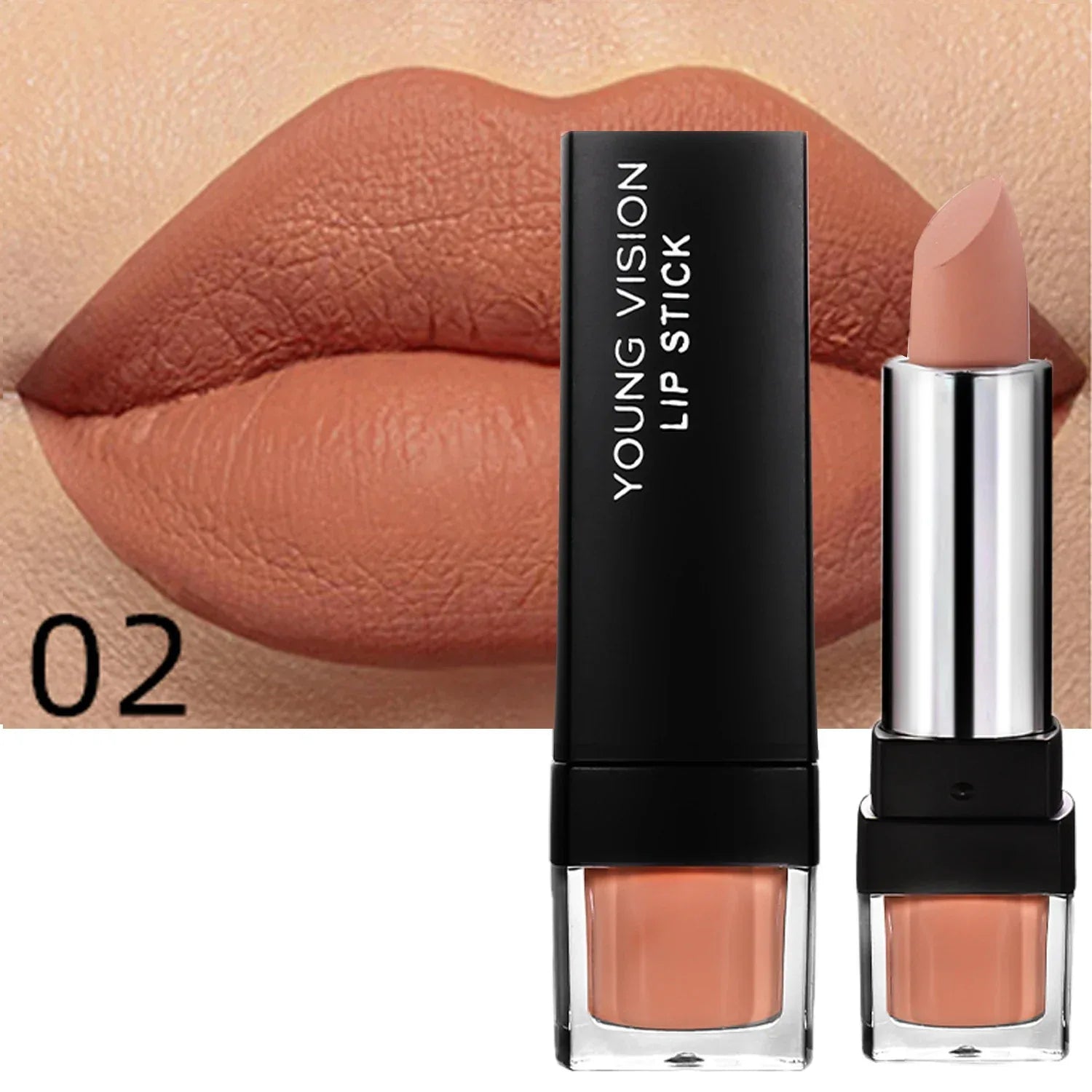 6-Color Matte Lipstick , Non-Fading, Non-Stick Cup Long-Lasting Velvet Finish, Smooth Matte Lip Color Waterproof Smudge-proof - My Vixen Vault