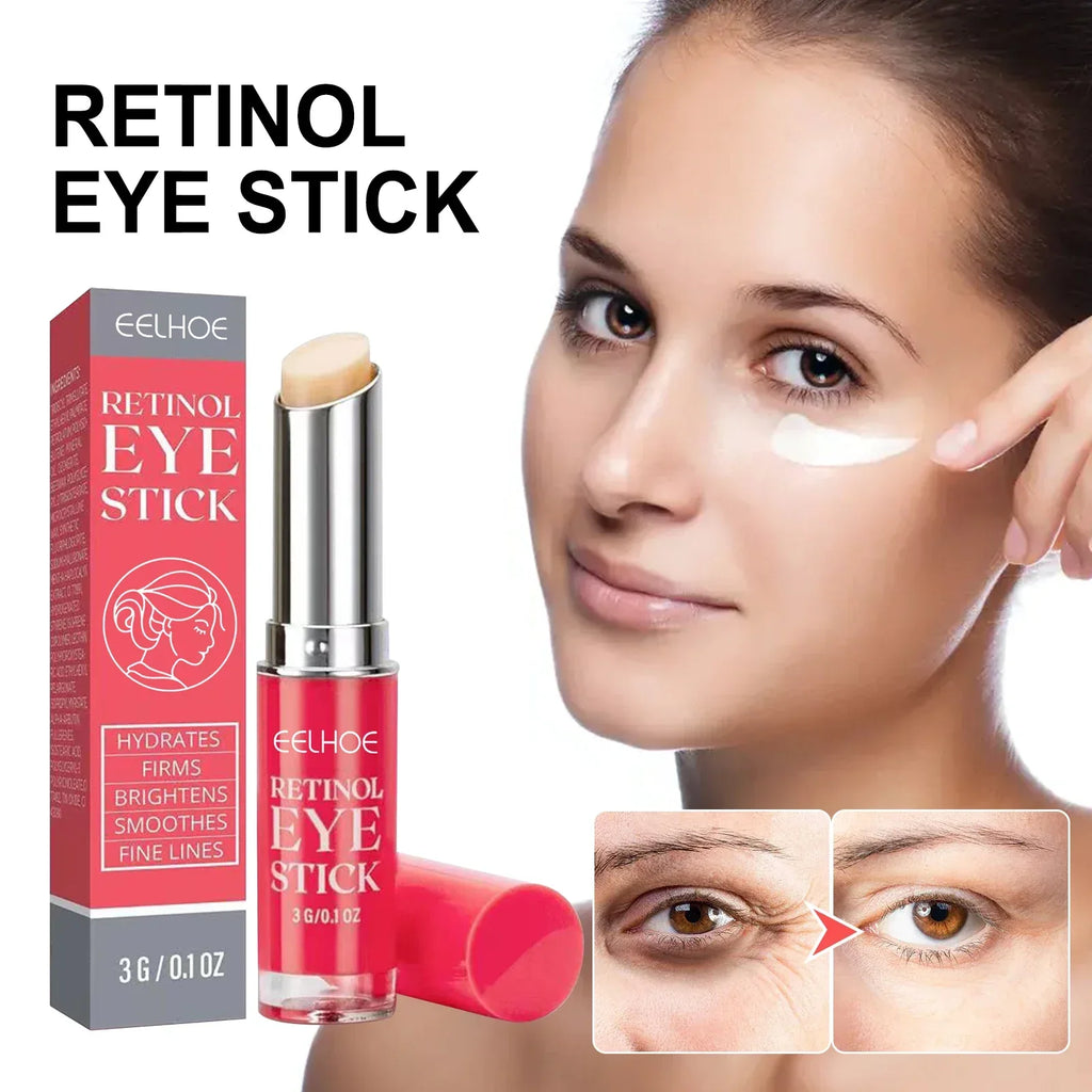 Retinol Eye Cream Wrinkle Remover Lightening Dark Circles Lifting Firming Skin Instant Eye Repair Serum Stick for Women Eye Care - My Vixen Vault