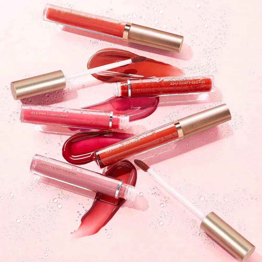 Matte lip gloss AB two sets, not stained with cup mouth red lip gloss - My Vixen Vault