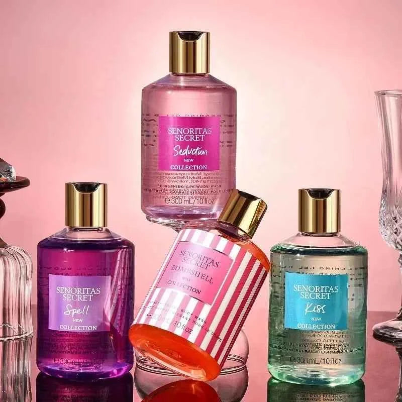 300ml Victoria Fragrance Shower Gel Lasting Fragrance Secret Language of Love Moisturizing&oil Controlling Deep Cleaning