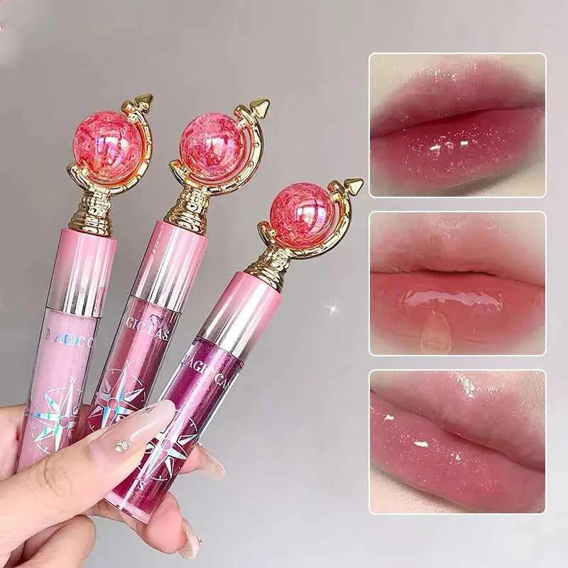 MAGIC CASA Shimmering Lip Gloss — Hydrating and Moisturizing, Mirror Finish, Plumping Glass-Like Lips.