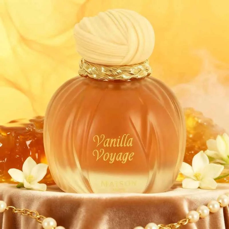 100ml Unisex Oriental Perfume Long Lasting Sweet Warm Fragrance Luxury Aroma with Caramel Jasmine Honey Amber Vanilla Musk Notes.