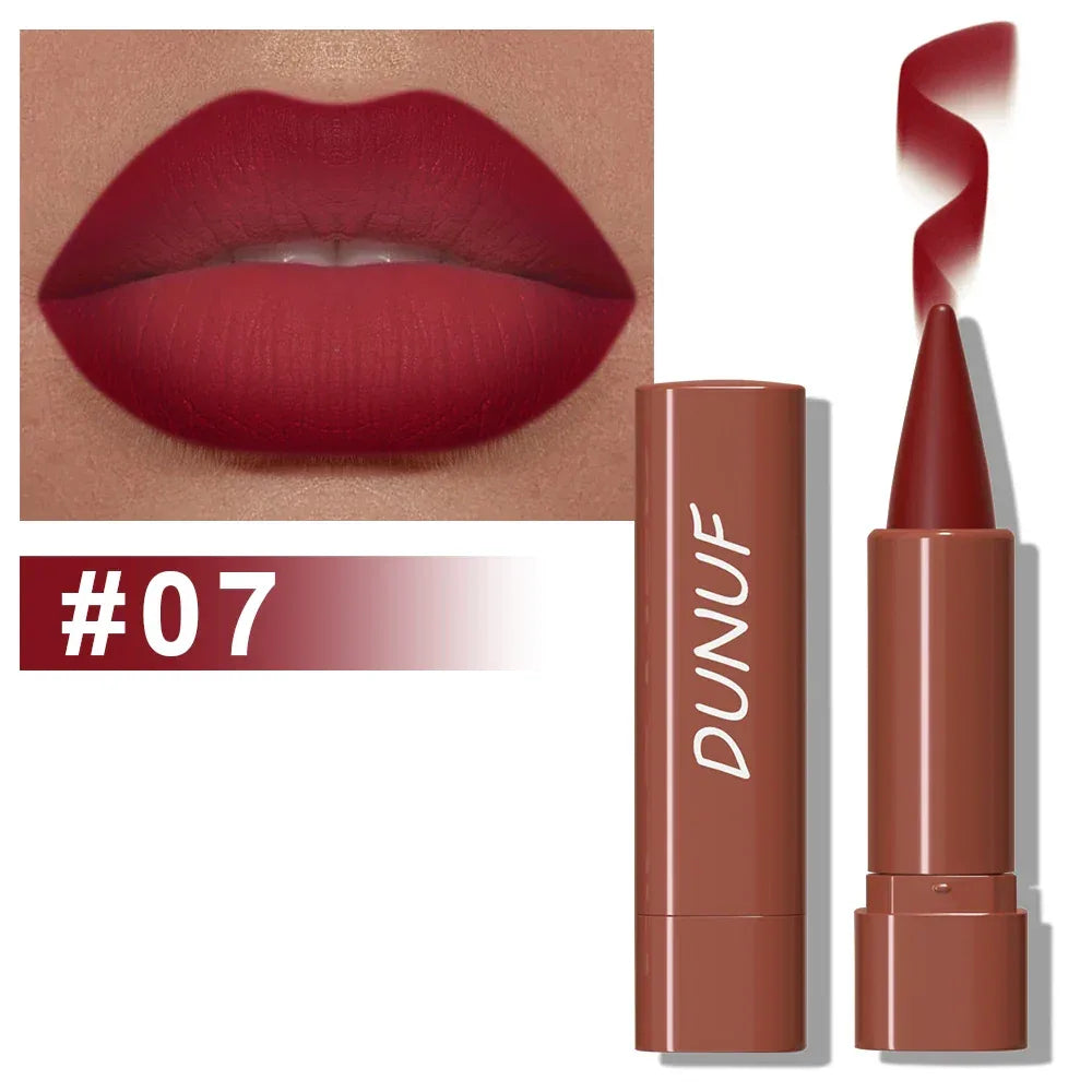 Gradient Lip Liner Pen with Matte Velvet Finish Smooth Application Lipstick for Defined and Elegant Lips - My Vixen Vault