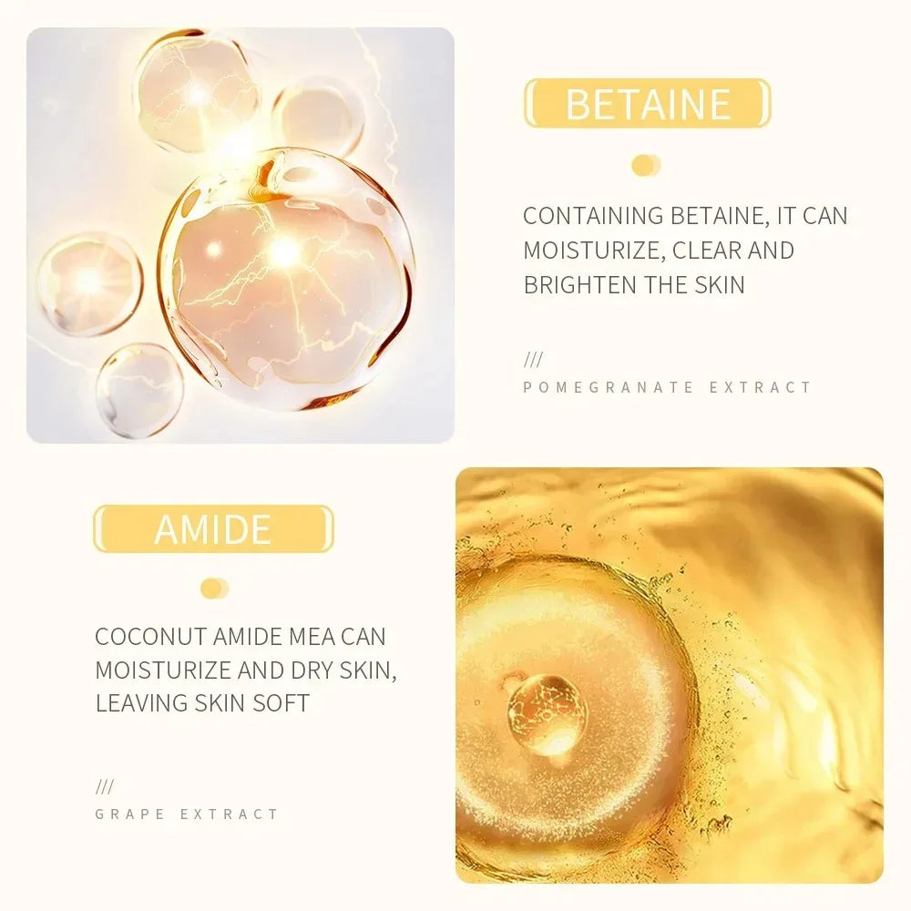 BIOAQUA Rice Raw Pulp Facial Cleanser Face Wash Foam skincare Moisturizing Skin Brightening Rejuvenation Face Cleanser Skin Care - My Vixen Vault