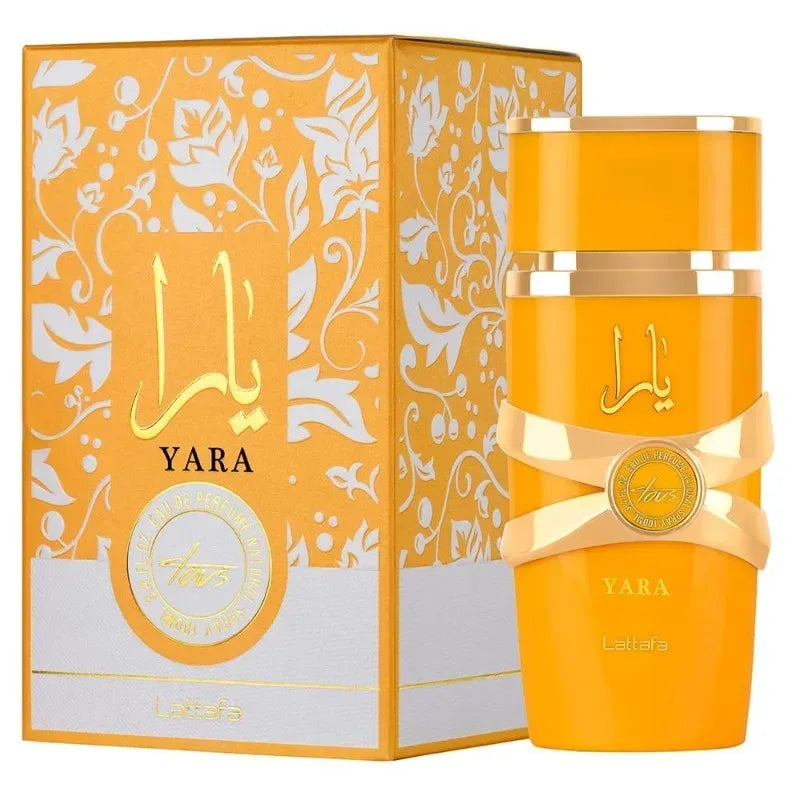 Lattafa Yara Tous Eau de Parfum Spray 100ml Original Arab Perfumes Lasting Amber Fruity Fragrance Pheromones Perfume for Women - My Vixen Vault