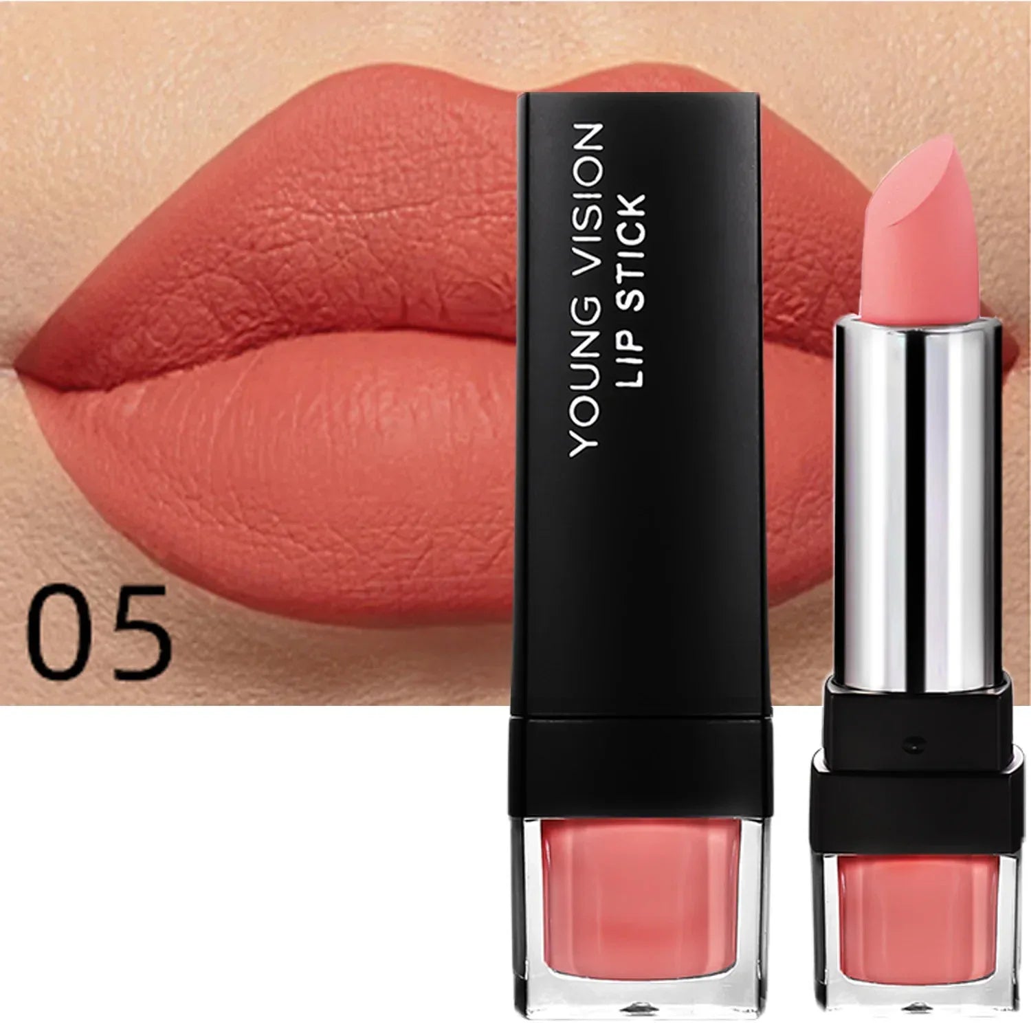 6-Color Matte Lipstick , Non-Fading, Non-Stick Cup Long-Lasting Velvet Finish, Smooth Matte Lip Color Waterproof Smudge-proof - My Vixen Vault