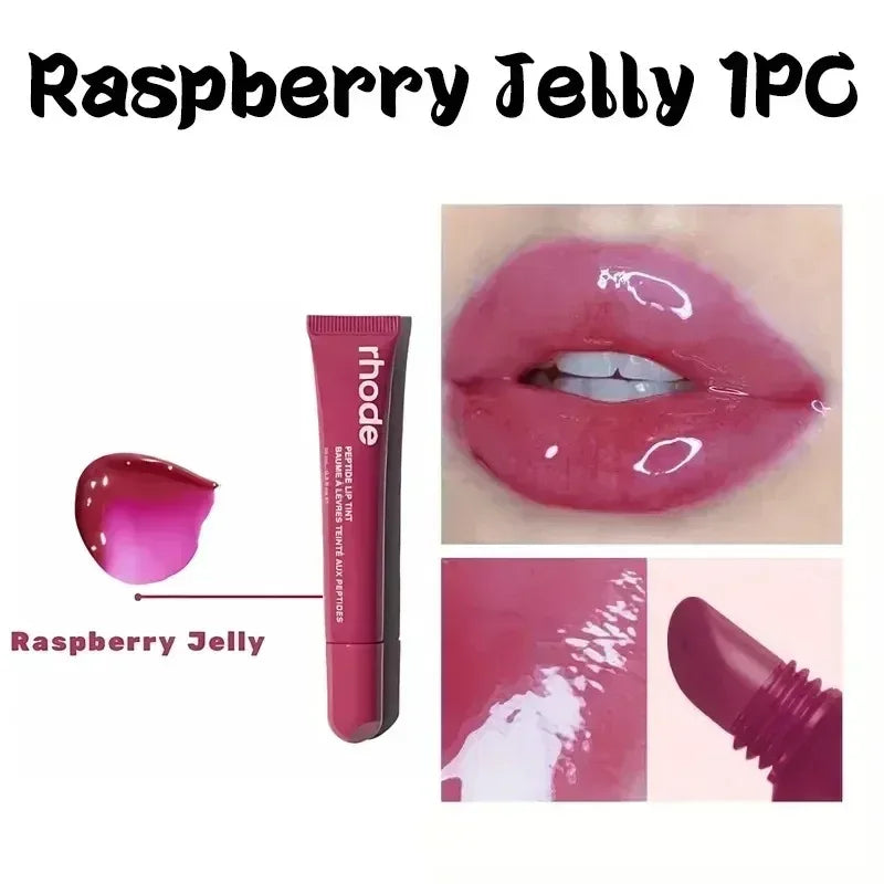 New Lip Balm Phone Case Long-lasting Lip Gloss caramel vanilla Grey Tube Cinnamon Roll Liquid Lipstick Toast Espresso Raspberry - My Vixen Vault