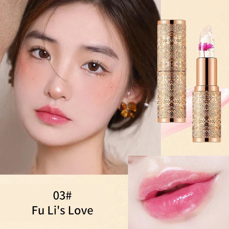 Crystal Color-changing Petal Lipstick for Women Moisturizes long-lasting and non-sticky cup lip balm - My Vixen Vault