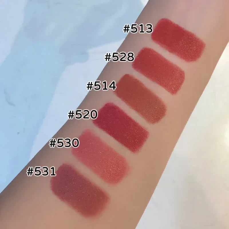 Six Lipstick Set Box Mist Matte White Not Easy to Stick Cup - My Vixen Vault